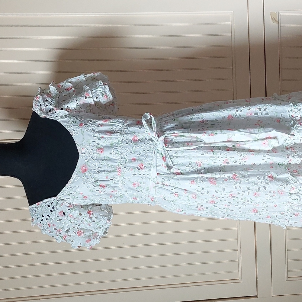 LoveShackFancy for Target Shirred Rose Sun Dress